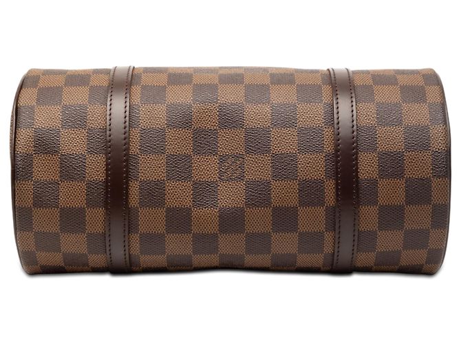 Louis Vuitton Marrone Damier Ebene Papillon 26 - vista 3