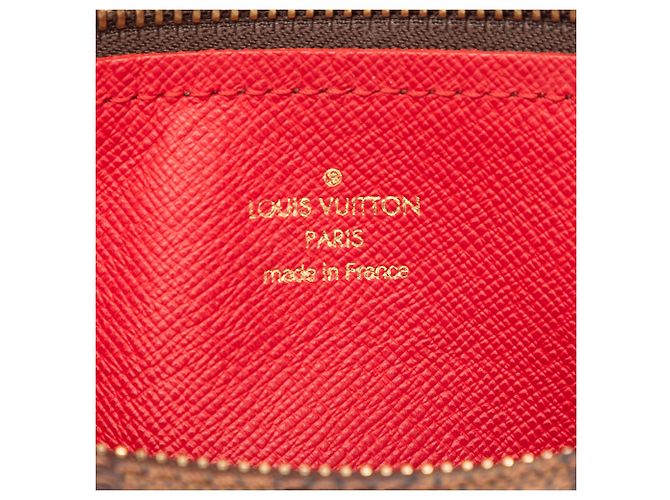 Louis Vuitton Marrone Damier Ebene Papillon 26 - vista 5