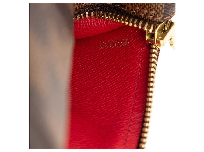 Louis Vuitton Marrone Damier Ebene Papillon 26 - vista 6