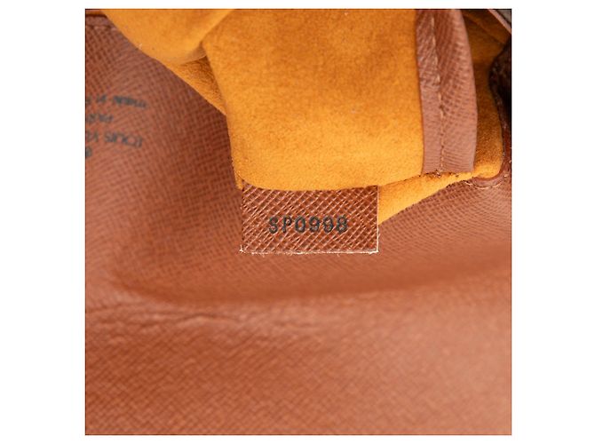 Louis Vuitton Marrone Monogram Musette Tango con Tracolla Corta - vista 6