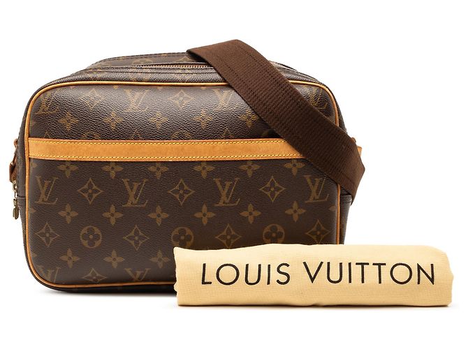 Louis Vuitton Marrone Monogram Reporter PM - vista 8