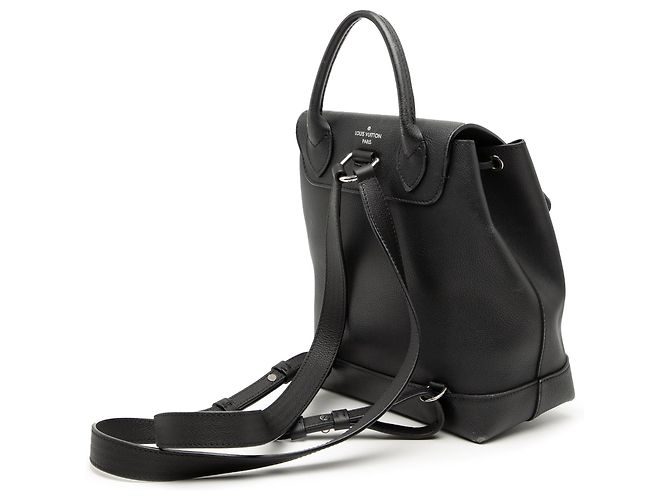 Zaino Louis Vuitton Black Taurillon Lockme Nero - vista 2