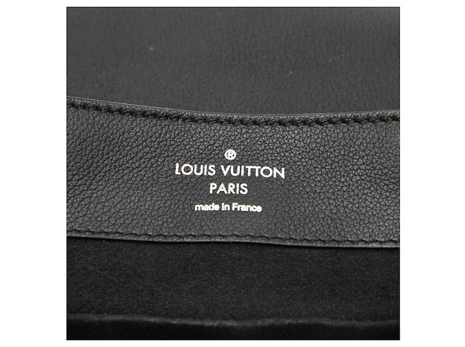 Zaino Louis Vuitton Black Taurillon Lockme Nero - vista 5