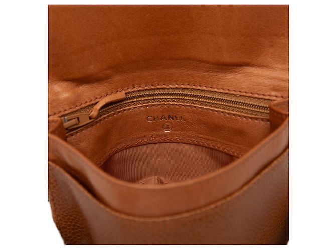 Chanel Brown CC Caviar Kompaktgeldbörse Braun - Ansicht 5