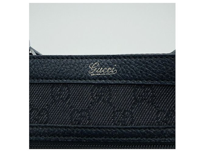 Gucci GG Pattern Canvas Tote Bag Schwarz - Ansicht 12