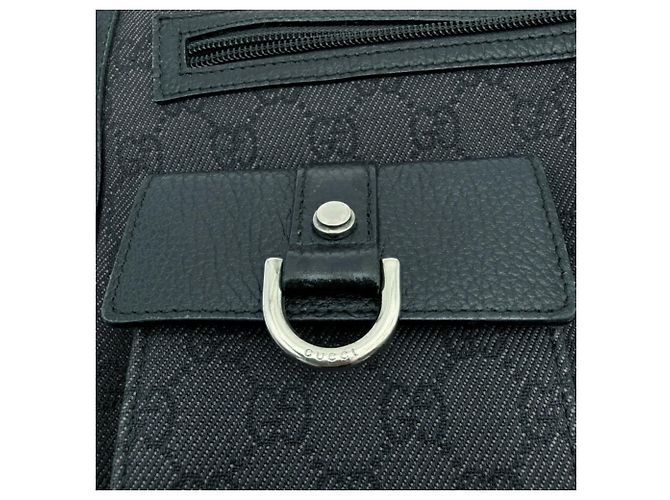 Gucci GG Pattern Canvas Tote Bag Schwarz - Ansicht 13
