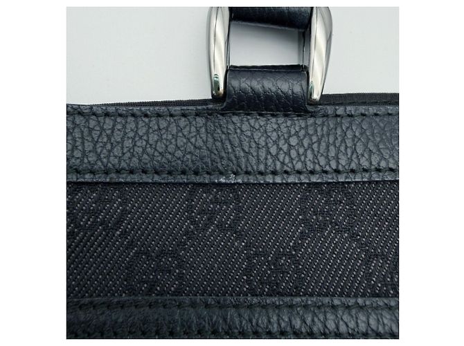 Gucci GG Pattern Canvas Tote Bag Schwarz - Ansicht 17