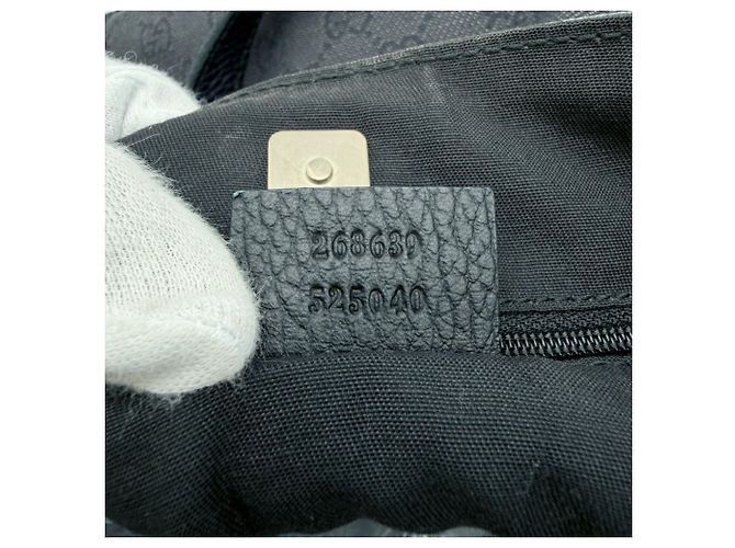Gucci GG Pattern Canvas Tote Bag Schwarz - Ansicht 20