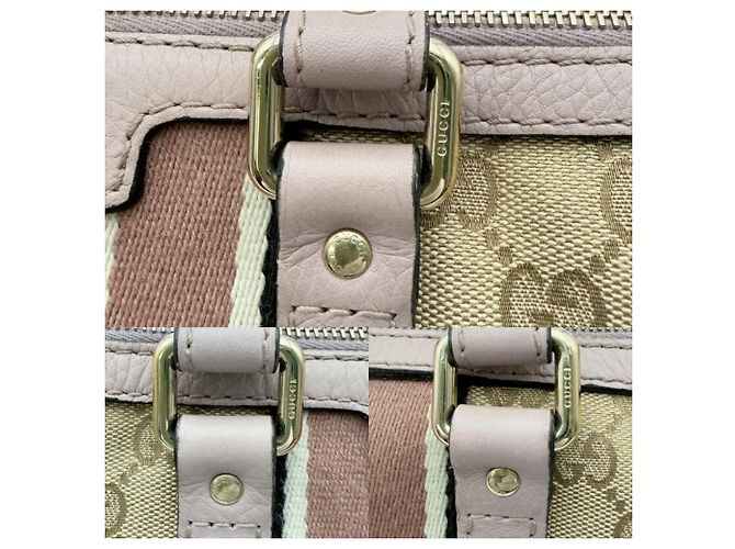 Borsa Boston 2-way Gucci Sherry Line Beige - vista 11