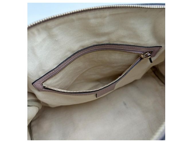Borsa Boston 2-way Gucci Sherry Line Beige - vista 18