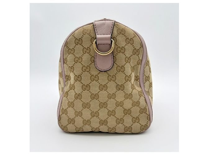 Borsa Boston 2-way Gucci Sherry Line Beige - vista 7
