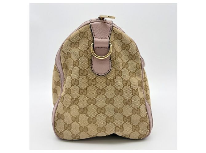 Borsa Boston 2-way Gucci Sherry Line Beige - vista 8