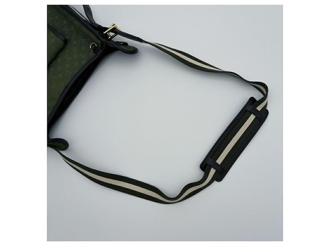 Borsa a tracolla mini Louis Vuitton Khaki Monogram Cachi - vista 12