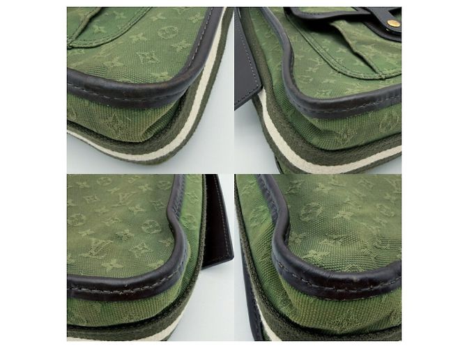 Borsa a tracolla mini Louis Vuitton Khaki Monogram Cachi - vista 15