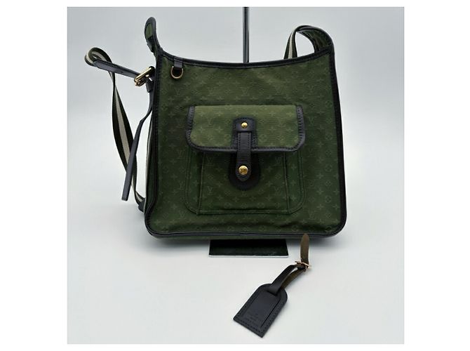 Borsa a tracolla mini Louis Vuitton Khaki Monogram Cachi - vista 18