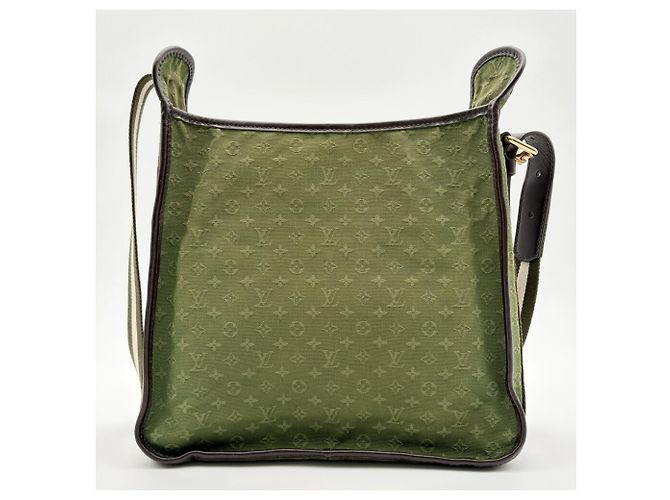 Borsa a tracolla mini Louis Vuitton Khaki Monogram Cachi - vista 3