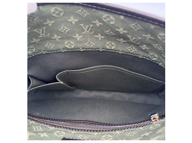 Borsa a tracolla mini Louis Vuitton Khaki Monogram Cachi - vista 9