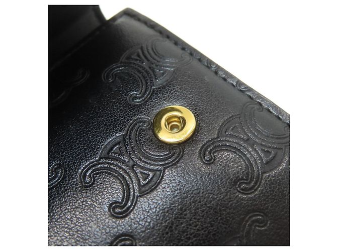 Céline Cartera trifold pequeña Celine Negro - vista 12