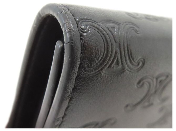 Céline Cartera trifold pequeña Celine Negro - vista 14