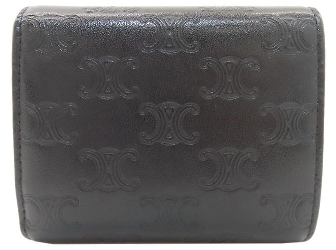 Céline Cartera trifold pequeña Celine Negro - vista 2