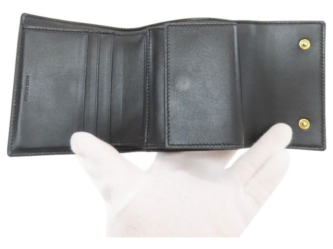 Céline Cartera trifold pequeña Celine Negro - vista 4