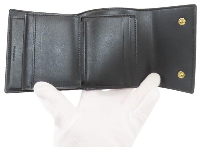 Céline Cartera trifold pequeña Celine Negro - vista 5
