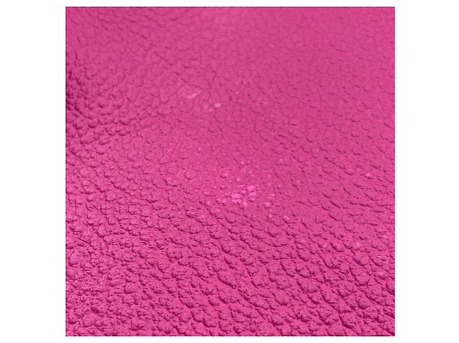 Borsa Hermès Garden Party PM in pelle Negonda Rosa Porpora - vista 9