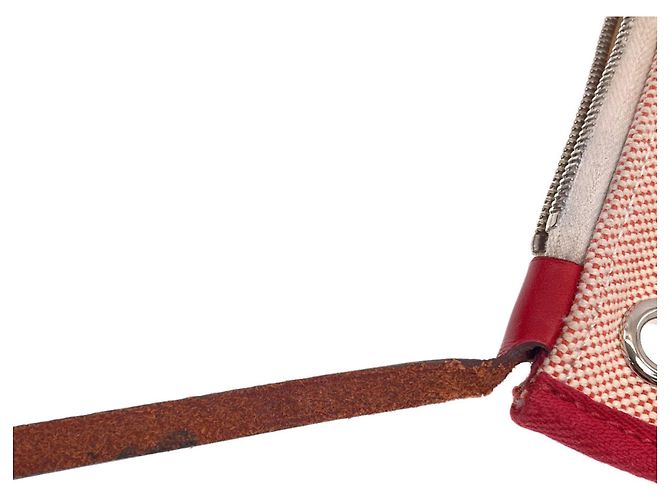 Hermès Borsa Hermes Herbag Zip 31 Rosso - vista 10