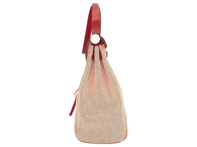 Hermès Borsa Hermes Herbag Zip 31 Rosso - vista 3