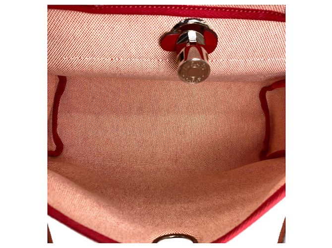 Hermès Borsa Hermes Herbag Zip 31 Rosso - vista 5