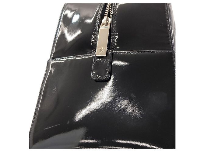 Borsa Tote Chanel Chocolate Bar Nero - vista 13