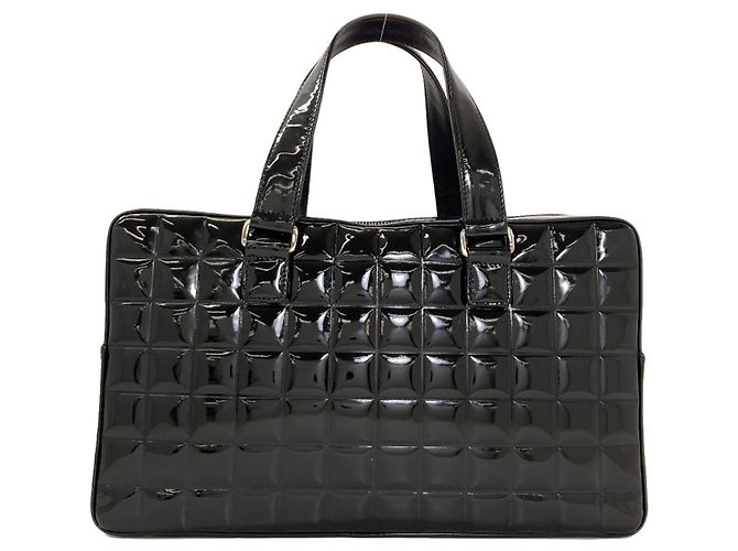 Borsa Tote Chanel Chocolate Bar Nero - vista 2