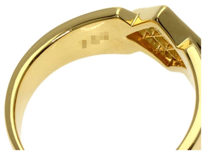 Anillo de alianza Christian Dior en oro amarillo de 18K y diamantes Dorado - vista 6