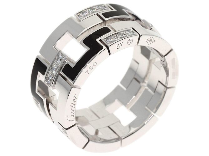 Cartier Dragon Padlock Diamantring in 18K Weißgold Golden - Ansicht 2