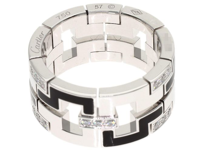 Cartier Dragon Padlock Diamantring in 18K Weißgold Golden - Ansicht 4