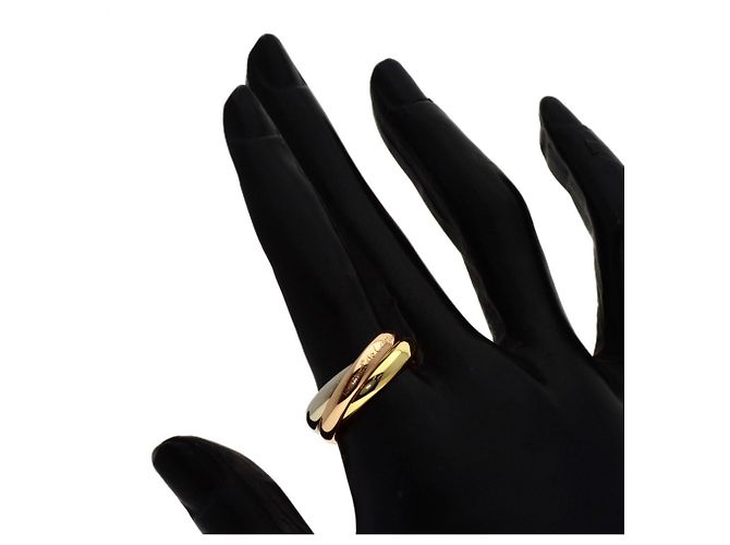 Anello Trinity in oro giallo 18K Cartier D'oro - vista 4