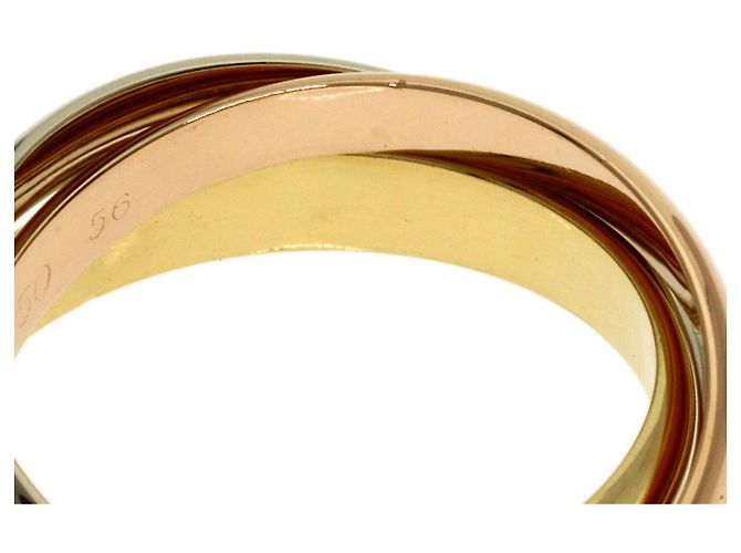 Anello Trinity in oro giallo 18K Cartier D'oro - vista 5