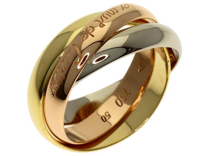 Anello Trinity di Cartier D'oro - vista 2
