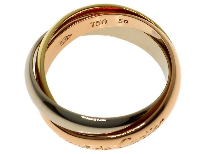 Anello Trinity di Cartier D'oro - vista 3