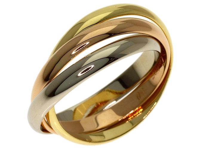 Anillo Cartier Trinity SM en oro amarillo de 18K Dorado - vista 2