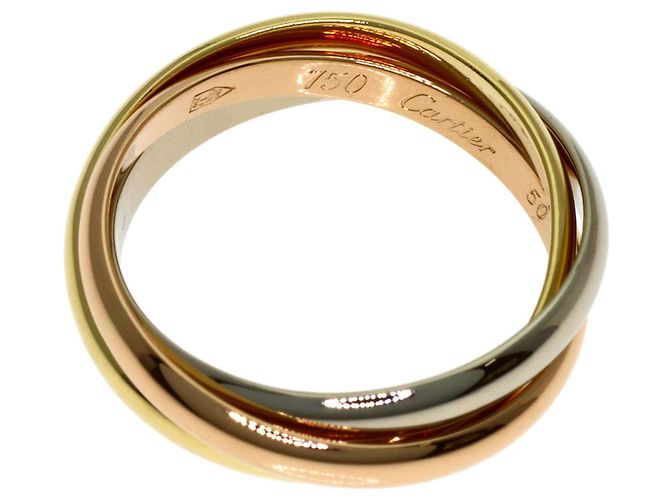 Anillo Cartier Trinity SM en oro amarillo de 18K Dorado - vista 3