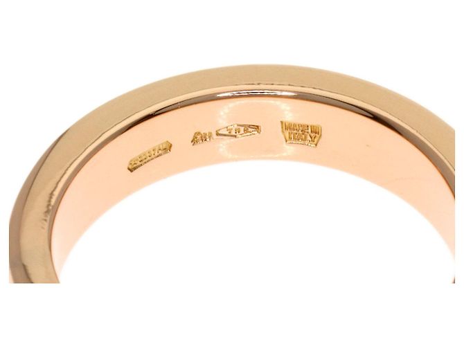 Bulgari Bvlgari Double Logo Diamantring aus 18K Roségold Golden - Ansicht 5