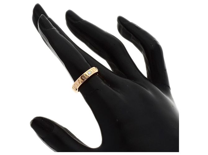 Bulgari Bvlgari Double Logo Diamantring aus 18K Roségold Golden - Ansicht 6