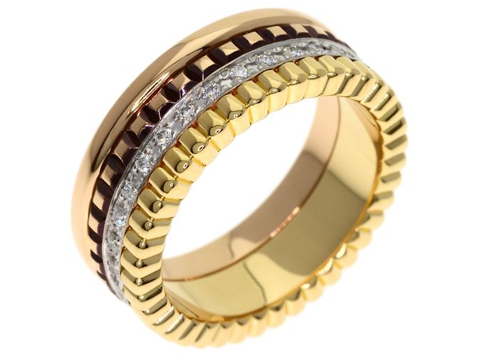 Boucheron Quatre Classic Diamond Small Ring Golden - Ansicht 2
