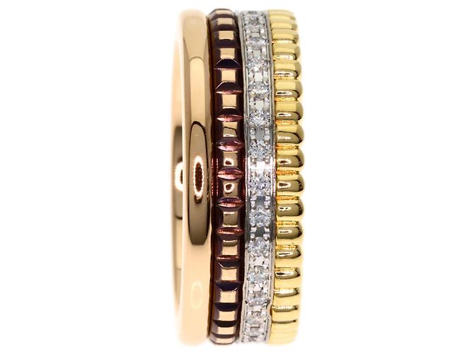 Boucheron Quatre Classic Diamond Small Ring Golden - Ansicht 3