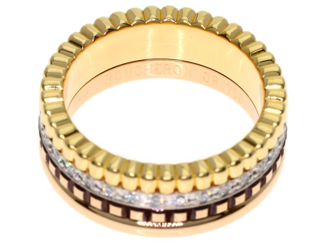 Boucheron Quatre Classic Diamond Small Ring Golden - Ansicht 4