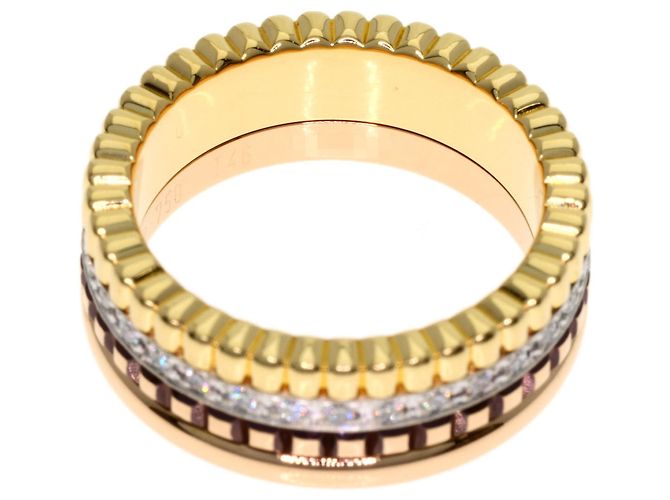 Boucheron Quatre Classic Diamond Small Ring Golden - Ansicht 5