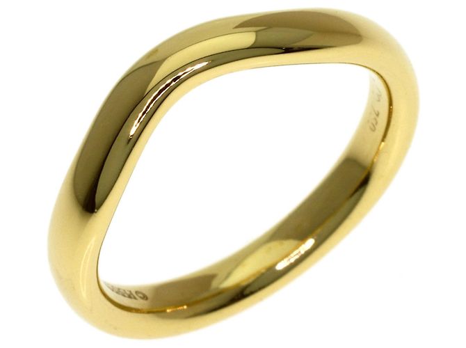 Anello a fascia curva Tiffany & Co. in oro giallo 18K D'oro - vista 2