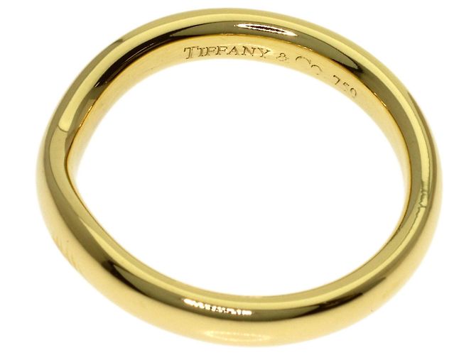 Anello a fascia curva Tiffany & Co. in oro giallo 18K D'oro - vista 5