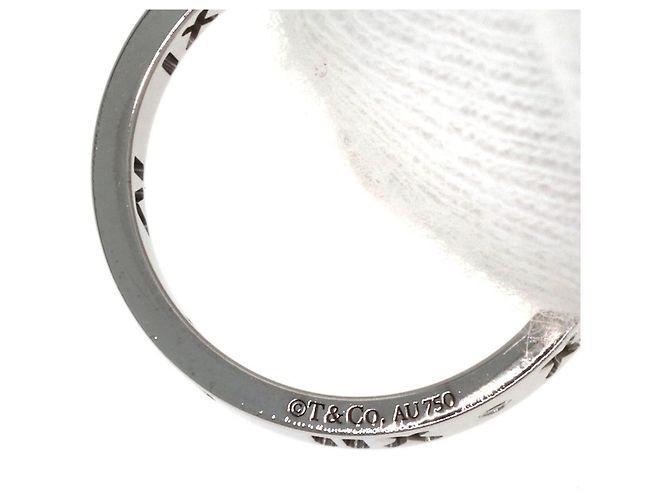 Tiffany & Co. Atlas 4P Diamond Ring in 18K Weißgold Golden - Ansicht 6